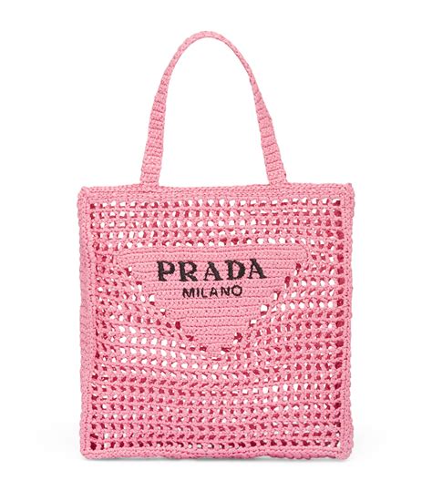 crochet tote bag prada.